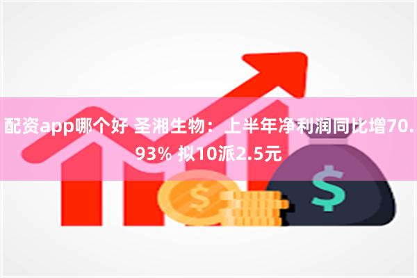 配资app哪个好 圣湘生物：上半年净利润同比增70.93% 拟10派2.5元